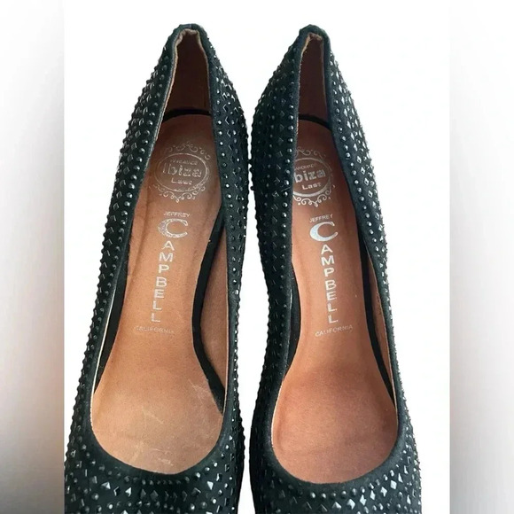 Jeffrey Campbell black platform heels - Picture 2 of 4